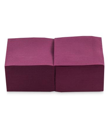 MORIGAMI Coktail napkin 20 x 20 2-ply 1/4 fold 100 napkins lace Bordeaux (SER22105736) burgundy red