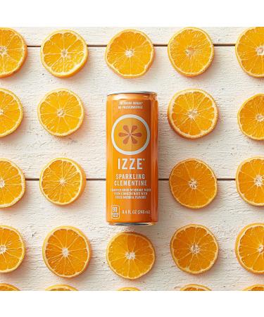 IZZE Sparkling Juice Clementine 8.4 Fl Oz (12 Pack) - Buy Online on SooperMarket.com