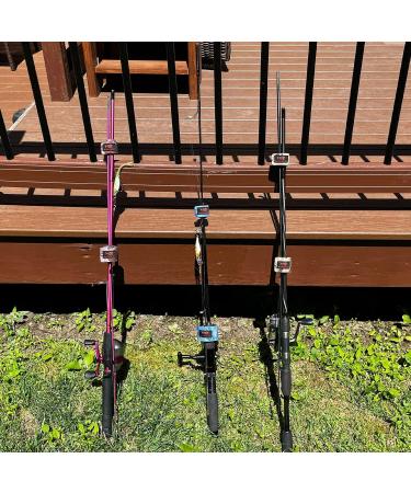 Fishing Rod Straps 6-Pack: Stretchy Waterproof Wrap Ties for Spinning, Fly, Casting Rods - Three Camo Colors - Buy Online on SooperMarket.com