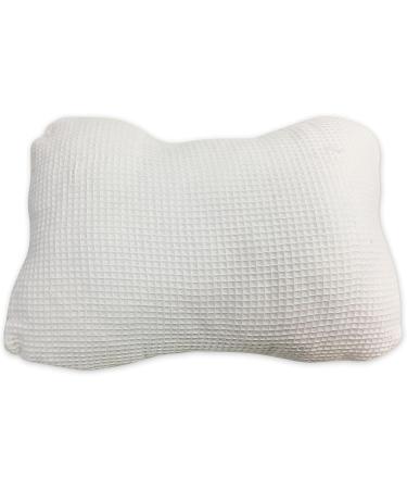 Super Soft White Bath Pillow with Suction Cups - Removable, Washable Cover - Buy Online on SooperMarket.com
