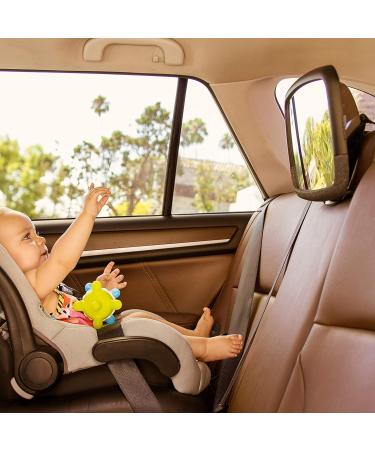 Buy Munchkin XL Wide-Angle Baby Rear Seat Mirror - Frost-Proof & Shockproof - Essential Baby Car Accessory for Safe Travel - Buy Online on SooperMarket.com