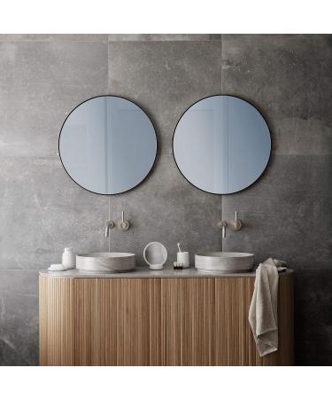 Blomus Sono Cosmetic Mirror Moonbeam/White Ceramic/Silicone - 185x90x170mm - 69162 - Buy Online on SooperMarket.com