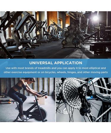 Action Fitness 100% Silicone Treadmill Belt Lubricant 8oz (2 Pack) - Full Width Lubrication, Controlled Flow, Odorless - Includes Application Tubes - Buy Online on SooperMarket.com