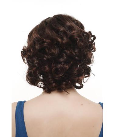 WIG ME UP SA031-2T33 Curly Short Hair Wig - Brown Mix | Best Quality International Shipping - Buy Online on SooperMarket.com