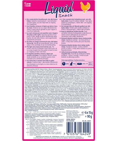 Vitakraft Liquid Cat Snack with Chicken & Taurine - 6 Pack - Premium Cat Treats for Healthy Hydration - Buy Online on SooperMarket.com