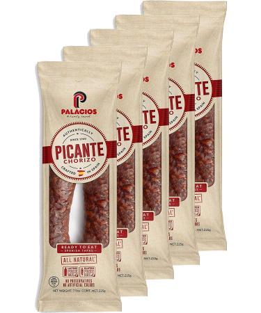 Palacios Hot Palacios Chorizo, 7.9 Ounce (Pack of 5)