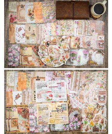 Knaid Vintage Ephemera Bundle - 200 Pieces for Art Journaling, Scrapbooking & Planners (Cottagecore Theme) - Buy Online on SooperMarket.com