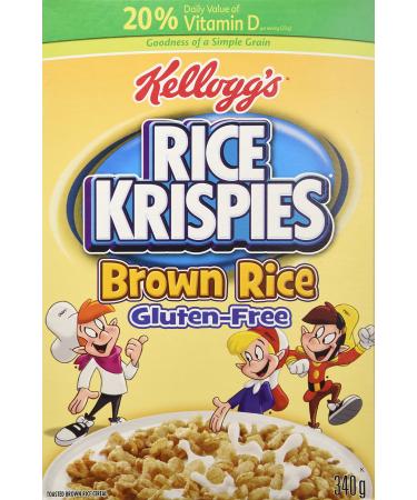 Kellogg's Rice Krispies Gluten Free Cereal Whole Grain Brown Rice