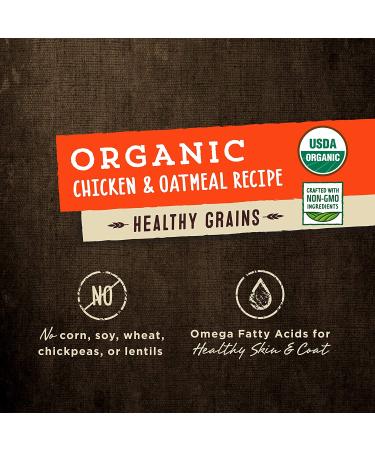 Castor & Pollux ORGANIX Organic Chicken & Oatmeal Dog Food - 10 lb Bag - Buy Online on SooperMarket.com