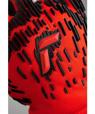 Reusch Men's Attrakt Freegel Goalkeeper Gloves - 8 Bright Red / Future Blue - International Shipping Available - Buy Online on SooperMarket.com