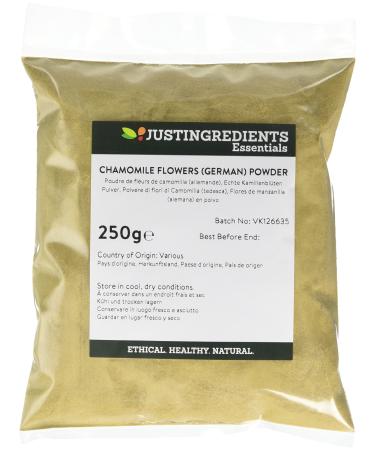 JustIngredients Essentials Chamomile Flowers German Powder 250 g (Pack of 3) 0 count (Pack of 3)