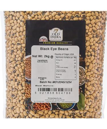 Old India Black Eye Beans 2kg - Premium Quality, Rich in Protein - Buy Online - Buy Online on SooperMarket.com