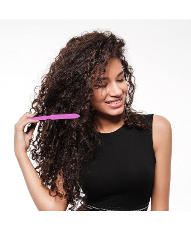 Pink Hair Styling Comb Set - 5 Pieces for Edges Control, Teasing, Rat Tail Comb, and Alligator Clips - Women, Girls, Stylists Beauty Accessories - Buy Online on SooperMarket.com