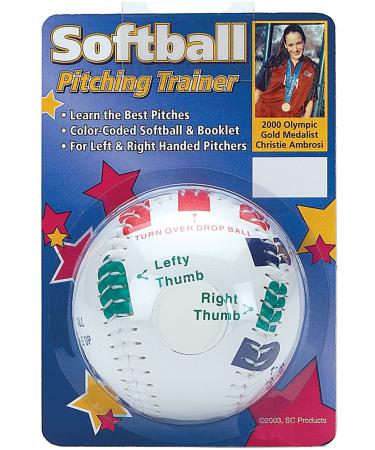 Markwort Christie Ambrose's Softball Pitching Trainer, 11-Inch,White