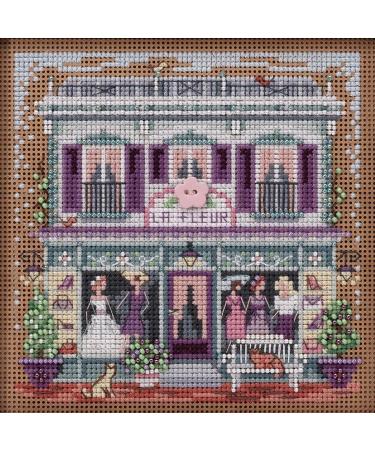 La Fleur Boutique Beaded Cross Stitch Kit | Mill Hill 2020 Buttons & Beads Spring MH142011 - Buy Online on SooperMarket.com