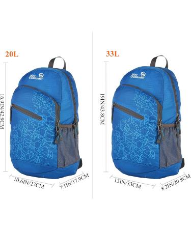 Outlander Packable Lightweight Travel Hiking Backpack - Dark Blue - 33L - Buy Online on SooperMarket.com