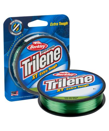 Berkley Trilene XT, Low-Vis Green, 12lb | 5.4kg, 300yd | 274m Monofilament Fishing Line, Suitable for Saltwater and Freshwater Environments