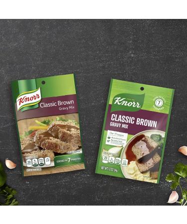 Knorr Classic Brown Gravy Mix No Artificial Flavors, No Added MSG - 1.2 oz (Pack of 24) - Buy Online on SooperMarket.com