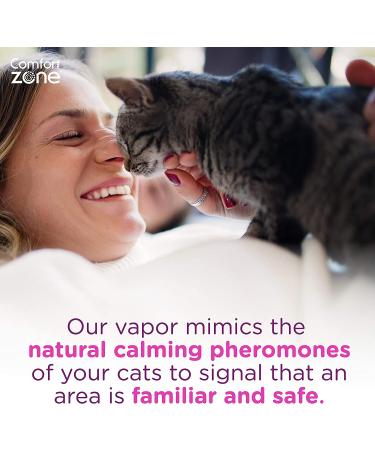 Comfort Zone Cat Calming Diffuser Refill | Veterinarian Recommended | Reduce Spraying & Scratching | Calm Home Solution | 48ml-2 Pack - Buy Online on SooperMarket.com