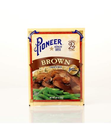Pioneer Brown Gravy Mix, 1.61 Ounce (Pack of 12)