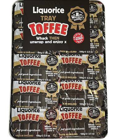 Walkers Liquorice Toffee Tray - 10 x 100g slabs individually wrapped bars - Buy Online on SooperMarket.com