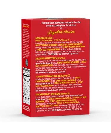 Spike Original All-Purpose Seasoning - 14 oz Box | All Natural, Low Sodium, No Sugar, No MSG, Zero Calories, Vegan - Buy Online on SooperMarket.com