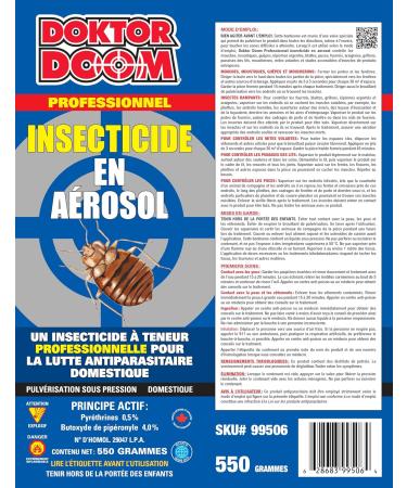 Doktor Doom Professional Aerosol Insect Killer 550g - Buy Online on SooperMarket.com