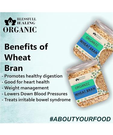 Blessfull Healing Organice Wheat BRAN for Breakfast 1 lb (453 Gram) - Buy Online on SooperMarket.com