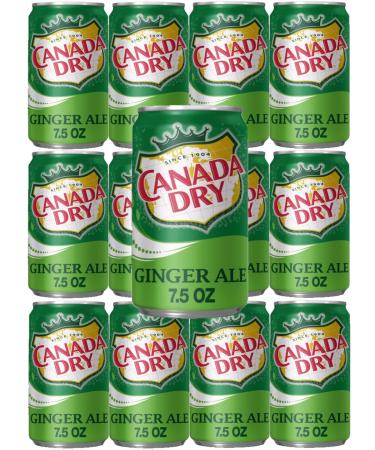Canada Dry Ginger Ale 7.5 Oz Cans Pack of 10