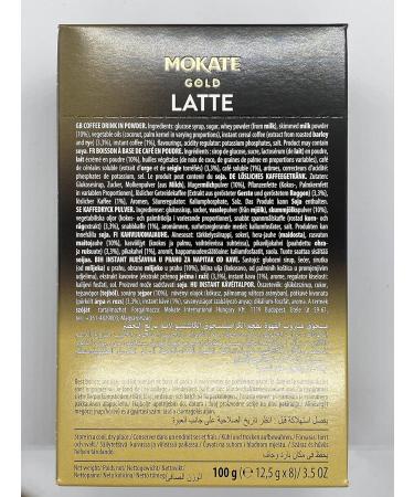 Mokate Gold Latte Classic Flavour in Powder 2x 8 Sachets 12.5grams Total 16 - Buy Online on SooperMarket.com