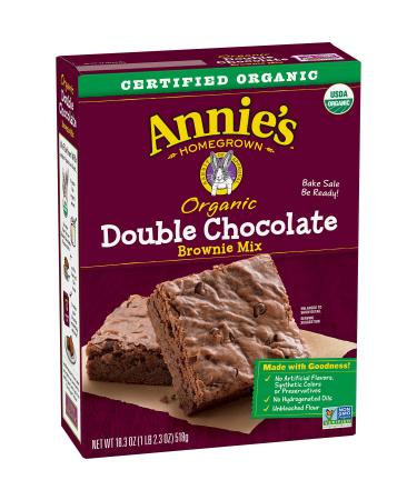 Annie's Double Chocolate Brownie Mix, 18.3 oz