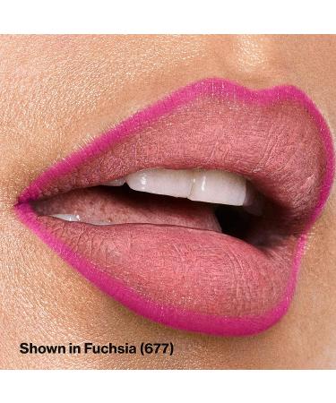 Revlon Colorstay Lip Liner - 677 Fuchsia | Longwear Rich Lip Color with Built-in Sharpener | Smooth Application | 1 Count - Buy Online on SooperMarket.com