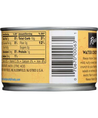 Reese Sliced Water Chestnuts 8 Oz 2 Pack - Premium Quality Ingredients - Buy Online on SooperMarket.com