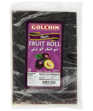 Golchin Plum Fruit Rolls, Aloo, 2.5 Ounce