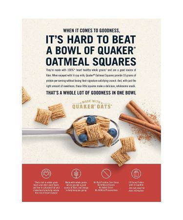 Quaker Oatmeal Squares Brown Sugar & Cinnamon Variety Pack - 3 Pack Cereal - Buy Online on SooperMarket.com