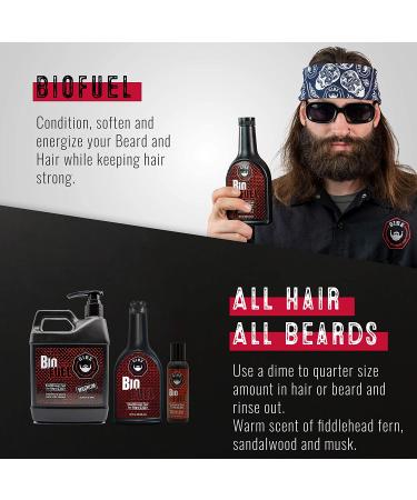 GIBS BioFuel Hair Conditioner for Men - Moisturizing Beard and Hair Conditioner - 33.8 Fl Oz (1 Pack) - Buy Online on SooperMarket.com