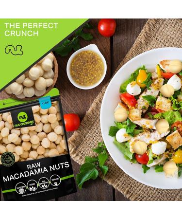 Organic Raw Macadamia Nuts - Unsalted, Superior Quality, 3 LB Bulk Pack - Fresh & Delicious Protein Snack - Keto, Vegan, Kosher - Buy Online on SooperMarket.com