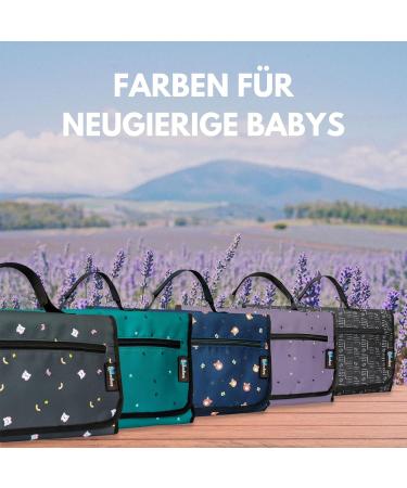 Buy Bubenherz XL Diaper Pocket - Comfort Hygienic Wrap & Non-Slip Wet Cloth Compartment | On-the-Go Changing Bag Organizer - Violet Feed - Buy Online on SooperMarket.com