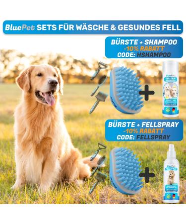 Bluepet Fellfein Bathing Brush for Short-Haired Dogs & Cats - Rubber Massage Brush for Loose Hair Dust & Dirt Removal - Ideal for Bathing & Massaging with Dog Shampoo - Buy Online on SooperMarket.com