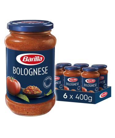 Barilla Pasta Sauce Bolognese pack of 6 (6 x 400g) 400 g (pack of 6) Bolognese