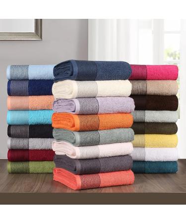 Belizzi Home 2 Pack Oversized Bath Towel Set - 28x55 Inches, 100% Cotton, Ultra Absorbent & Quick Dry - Charcoal Grey - Buy Online on SooperMarket.com