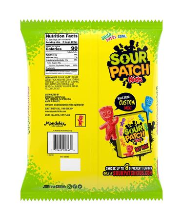 SOUR PATCH KIDS Soft & Chewy Candy Halloween - 24 Count (Pack of 6) Mixed-Fruit Assorted Flavors - Buy Online on SooperMarket.com