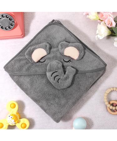 Zuimei Hooded Baby Towel - Cute Elephant Design for Newborn Boy and Girl - Buy Online on SooperMarket.com
