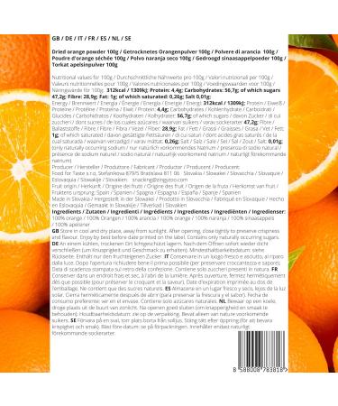 Dried Orange Peel Powder - Turkish Tea Cake Topping & Smoothie Ingredient - Buy Online on SooperMarket.com