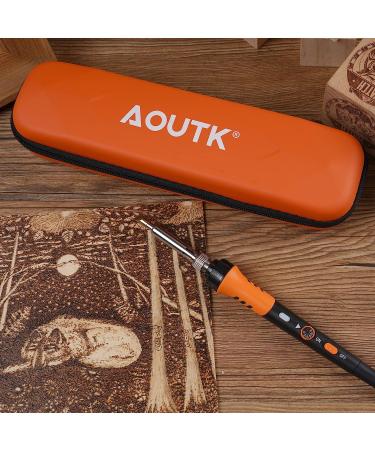 72 pcs Wood Burning Kit with Adjustable Temperature | Pyrography Pen for DIY Crafts | Wood Burner Tools Set for Adults & Beginners - Buy Online on SooperMarket.com