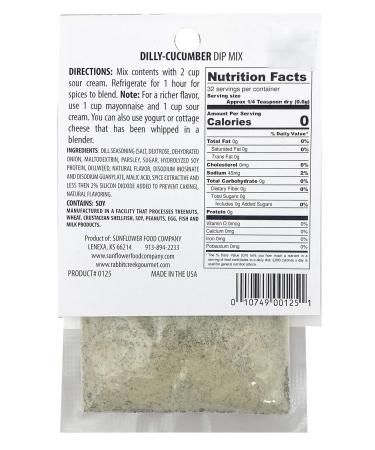 Rabbit Creek Dilly Cucumber Vegetable Dip Mix Pack of 2 - Creamy Cucumber Dill Dip Combo - Buy Online on SooperMarket.com