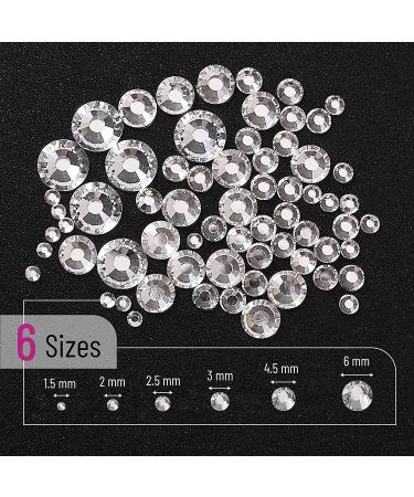 Mr. Pen 2000 pcs Rhinestones Set with Tweezer and Picking Pen for Crafts, Face, Nails, Makeup - Flat Back Round Rhinestones - Buy Online on SooperMarket.com