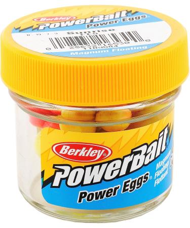 Berkley PowerBait Power Eggs Floating Magnum Fishing Soft Bait .5 oz Small Jar - Sunrise Scent - Buy Online on SooperMarket.com