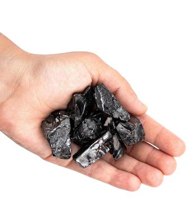 Elite Shungite Stones 100g for Water Purification - Crystal Healing Infused Water Bottle - Authentic Shungite Nuggets for Cleansing and Filtering - Buy Online on SooperMarket.com