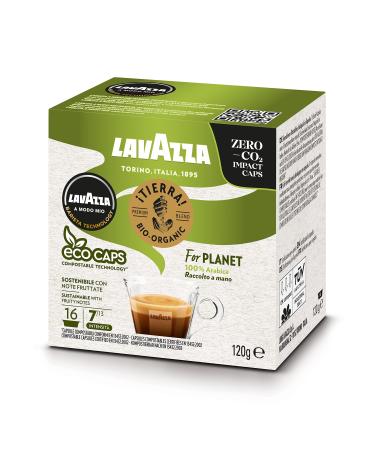 Lavazza A Modo Mio Tierra Bio for Planet 16 ECO CAPS Coffee Capsules (4)